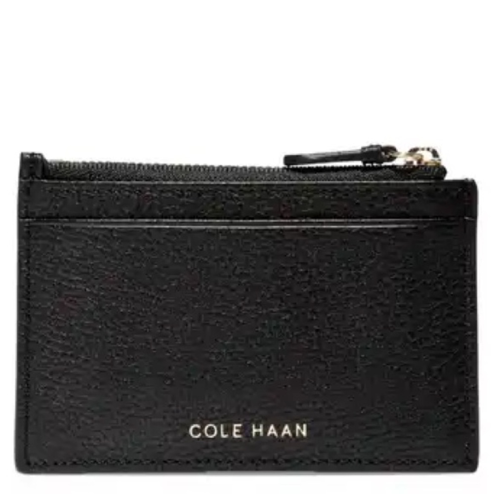 Cole Haan Black Leather Card Wallet
